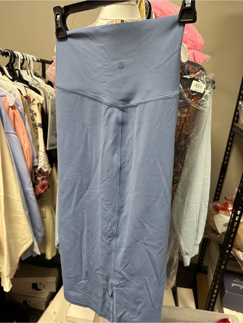 lululemon athletica Mid-Rise Midi Skirt in Periwinkle Blue